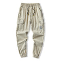 Plus Size Men's Cropped Trousers Overalls Fashion